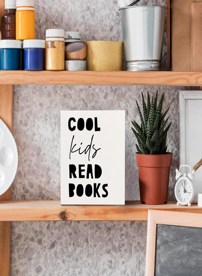 SRADMO Kid Room Wooden Box Sign Decor, Rustic Modern Letter Print Wall Art, Decorative Sign, 5 x 5 Inches - Image 5
